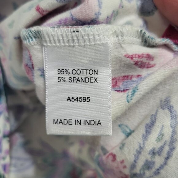 Appleseed's Women's 2XL Long Sleeve Shirt Floral Print Cottagecore Mature - Picture 6 of 6